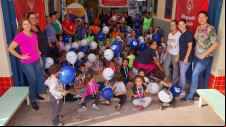 Com participação de alunos da Apae, programa Atletas Jovens leva atividades para Emei em Adamantina