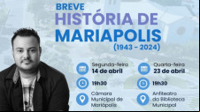 Mariápolis: autor lança nesta segunda livro com os principais acontecimentos históricos da cidade