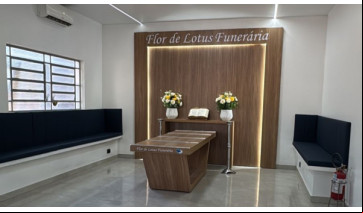 Funerária Flor de Lótus reforma sala do Velório Municipal de Flórida Paulista